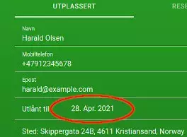 Loan date