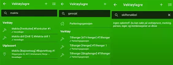 Search all tools